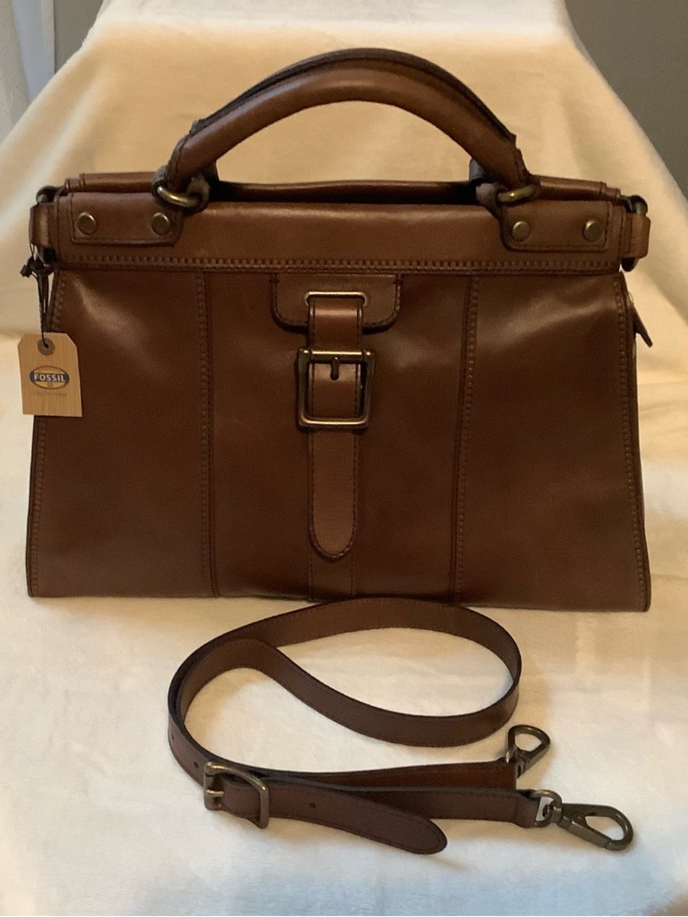 Fossil Women’s Espresso Satchel